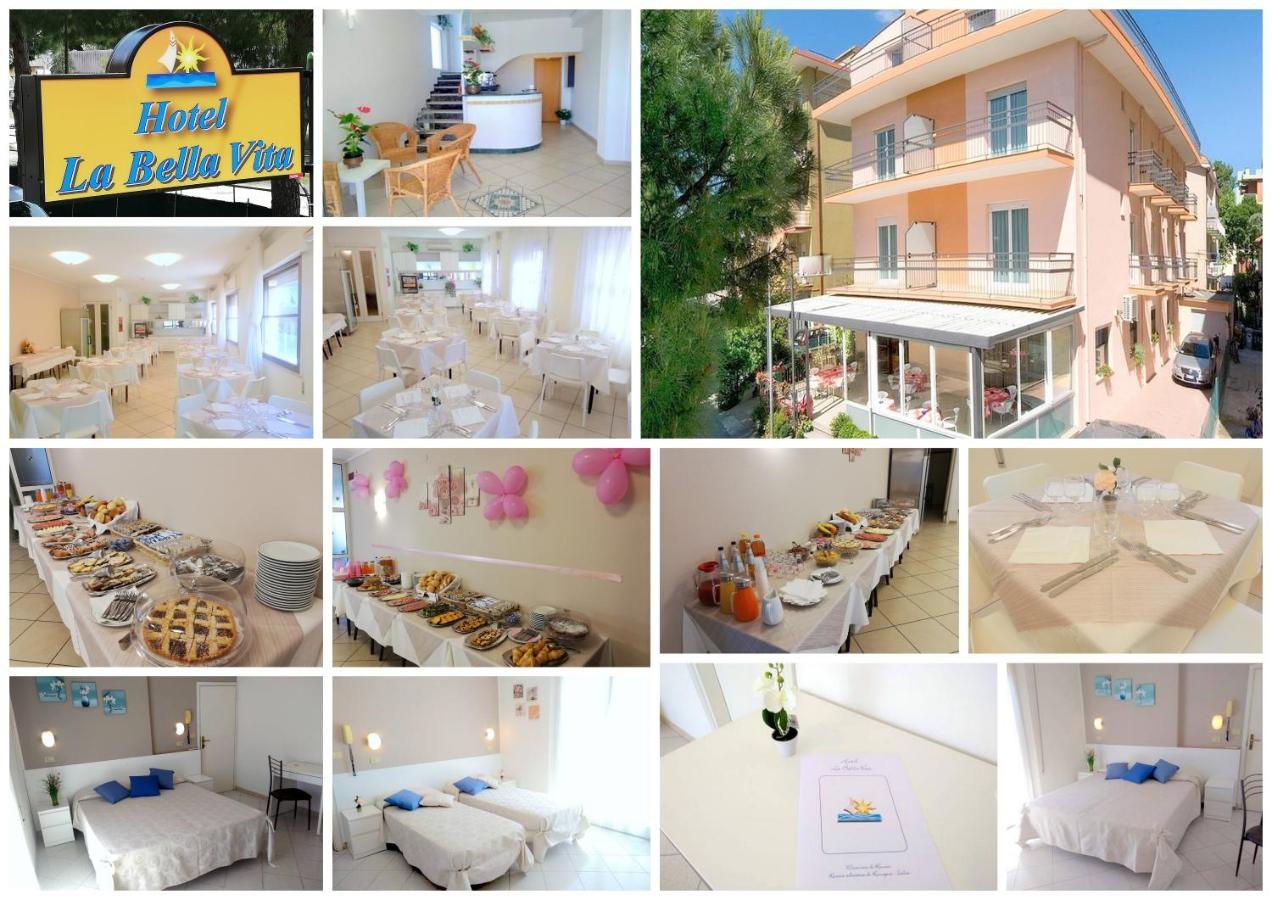 Hotel La Bella Vita Rimini Dış mekan fotoğraf